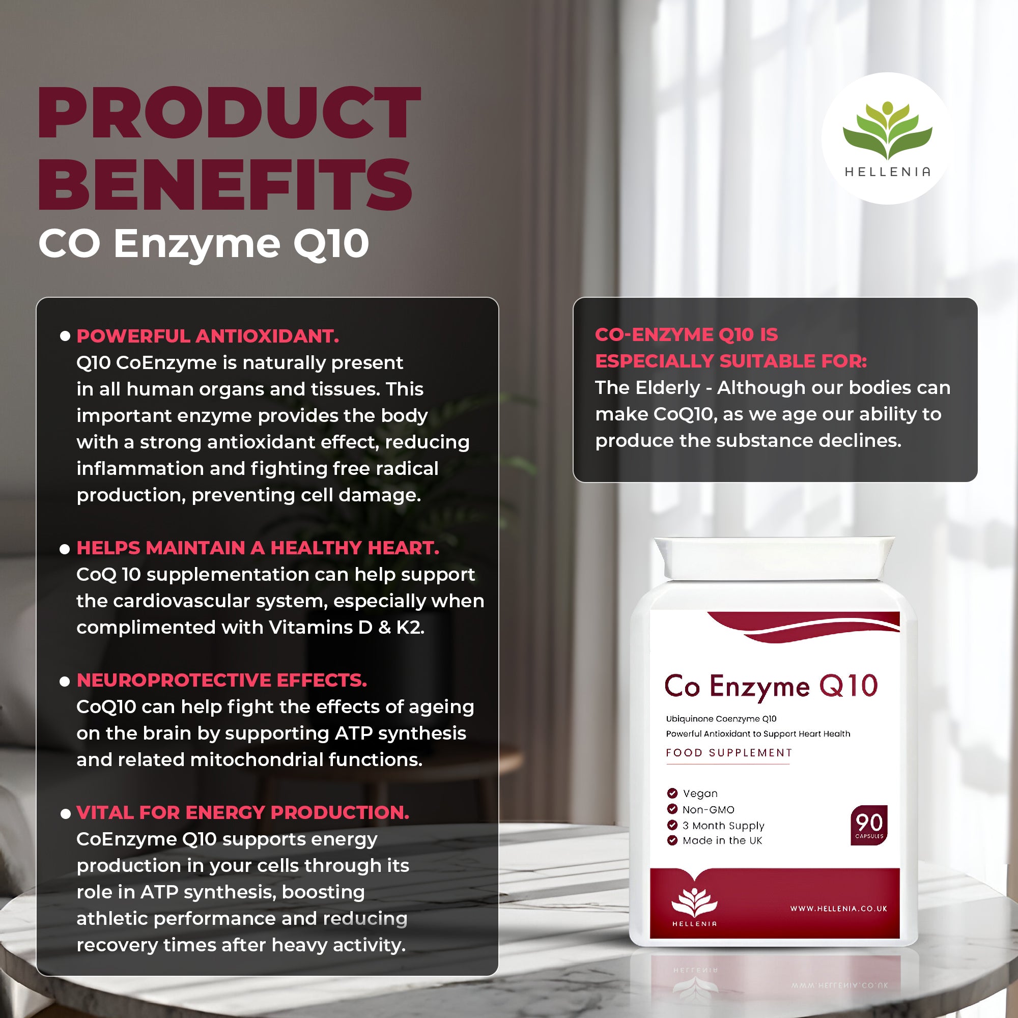 CO ENZYME Q10 300mg 120 High Strength Capsules Antioxidant Heart Health CO ENZYME Q10 300mg 120 High Strength Capsules Antioxidant Heart Health
