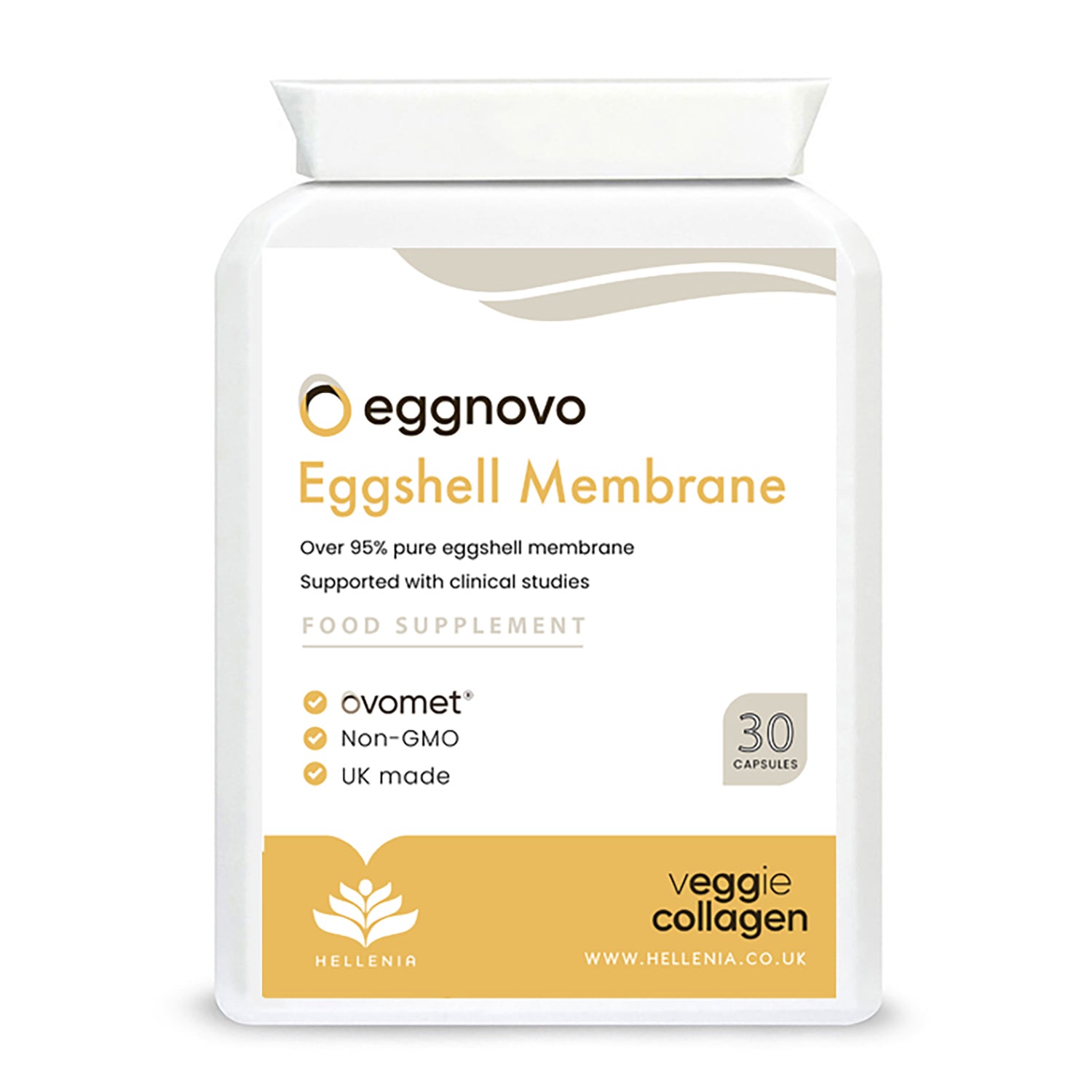 Ovomet® Egg Shell Membrane 300mg Capsules - joint health – Hellenia ...