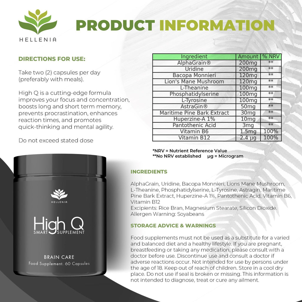 Red Brain Capsules - Focus Supplement