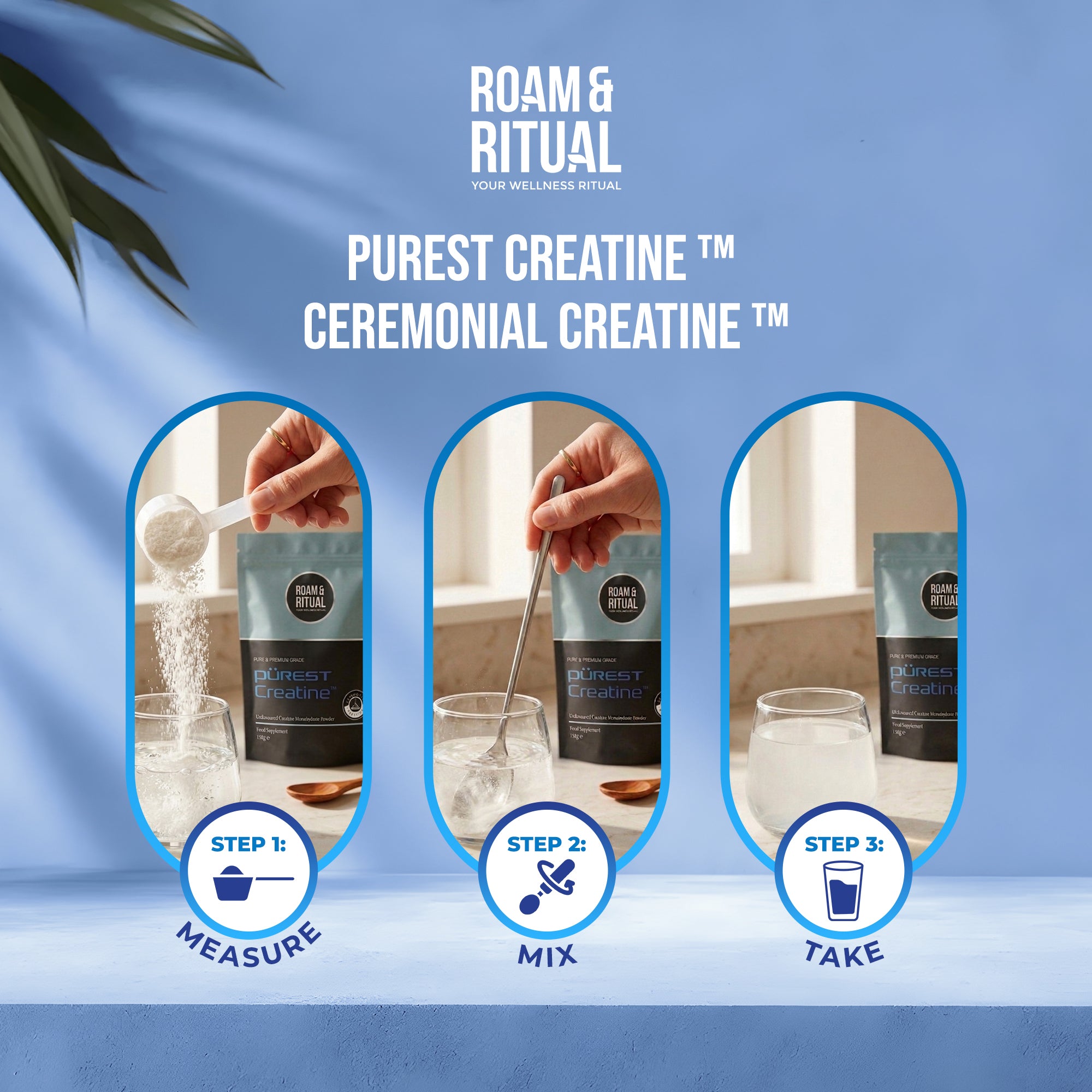 Creatine Plus Ritual Ceremonial Creatine™ Powder 150g - Purest Creatine™ by Roam & Ritual ...