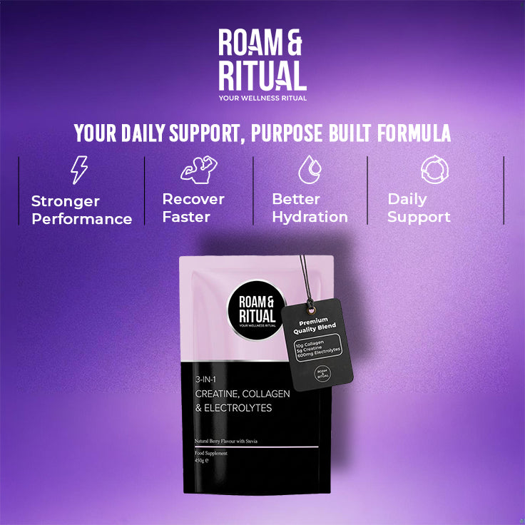 Creatine, Collagen & Electrolytes All in One Supplement - 450g ...